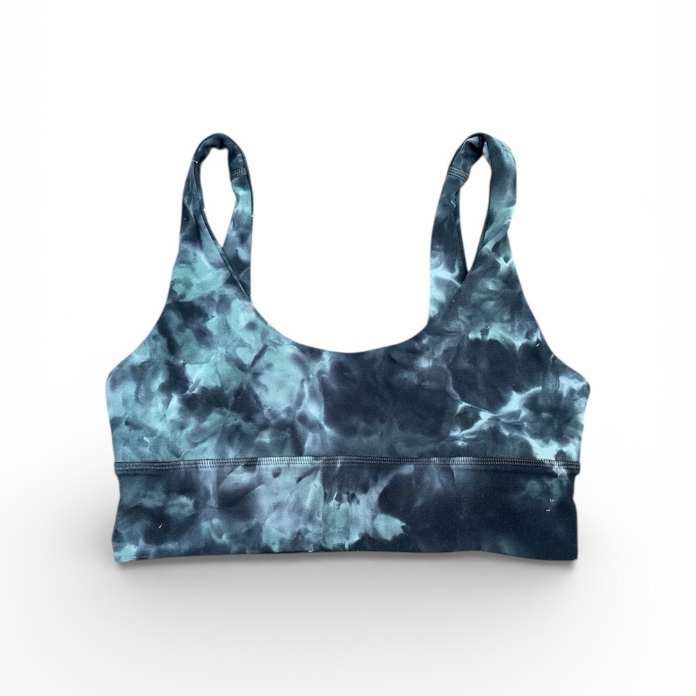 lululemon athletica Blue Tie-Dye Sports Bra